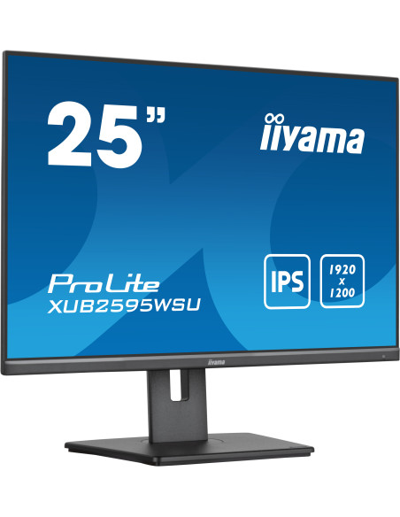 iiyama ProLite XUB2595WSU-B5 pantalla para PC 63,5 cm (25") 1920 x 1200 Pixeles WUXGA LED Negro
