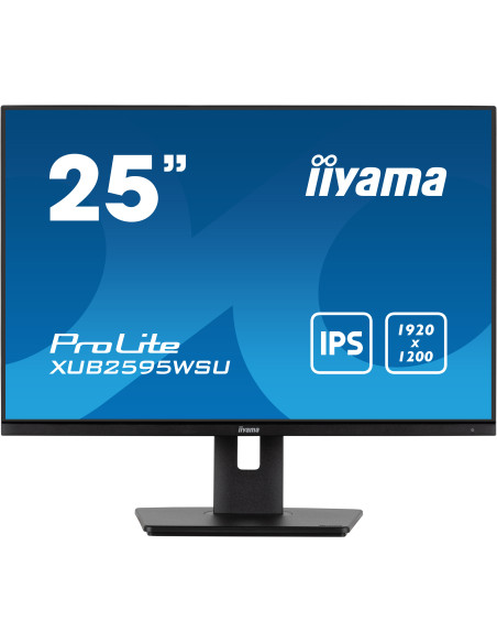 iiyama ProLite XUB2595WSU-B5 pantalla para PC 63,5 cm (25") 1920 x 1200 Pixeles WUXGA LED Negro