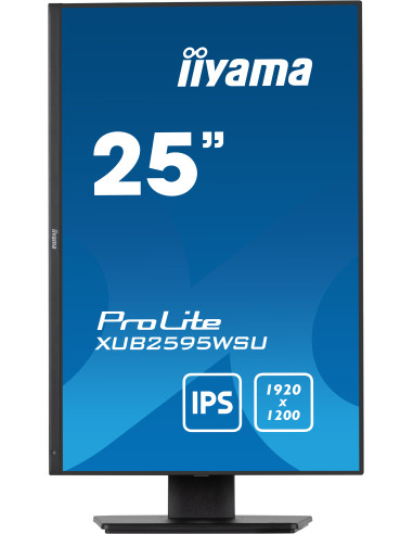 iiyama ProLite XUB2595WSU-B5 pantalla para PC 63,5 cm (25") 1920 x 1200 Pixeles WUXGA LED Negro