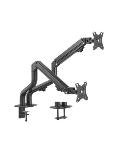 Gembird MA-DA2-02 soporte para monitor 81,3 cm (32") Escritorio Negro