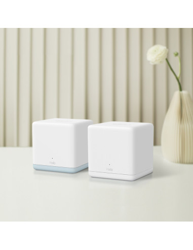 Mercusys HALO H32G (2-pack) Doble banda (2,4 GHz   5 GHz) Wi-Fi 5 (802.11ac) Blanco Interno