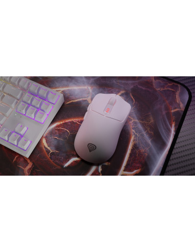 GENESIS Zircon 500 ratón Juego mano derecha RF Wireless + Bluetooth + USB Type-C Óptico 10000 DPI