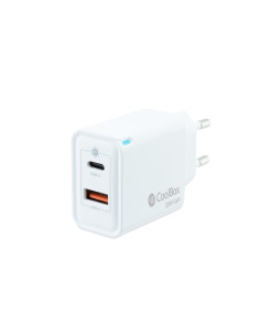 CoolBox CARGADOR GAN 30W USB-C USB-A PARED