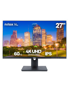 Nilox MONITOR 27" NXM274KD11 IPS 4K 350 2HDMI DP USB 5MS pantalla para PC 68,6 cm (27") 3840 x 2160 Pixeles 4K Ultra HD LED