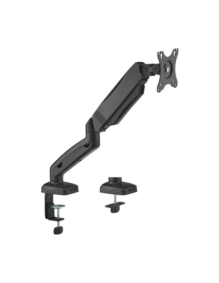 AISENS Soporte De Mesa Pro Contrapeso Giratorio E Inclinable Para Monitor TV 9kg (3 Pivotes, 1 Brazo) De 17-32, Negro