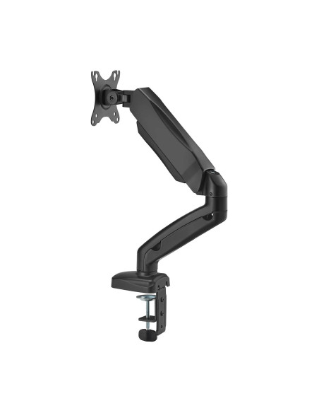 AISENS Soporte De Mesa Pro Contrapeso Giratorio E Inclinable Para Monitor TV 9kg (3 Pivotes, 1 Brazo) De 17-32, Negro