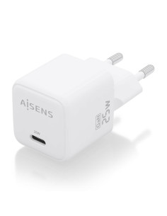 AISENS Cargador GaN 25W, 1xUSB-C PD3.0 QC4.0, Blanco 2