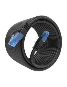 AISENS Cable De Red Latiguillo RJ45 Cat.6 UTP AWG26 CCA, Negro, 10 m 2