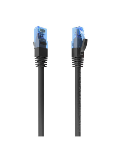 AISENS Cable De Red Latiguillo RJ45 Cat.6 UTP AWG26 CCA, Negro, 25 cm