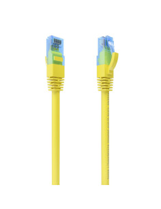 AISENS Cable De Red Latiguillo RJ45 Cat.6 UTP AWG26 CCA, Amarillo, 25 cm