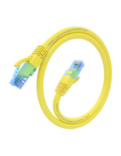 AISENS Cable De Red Latiguillo RJ45 Cat.6 UTP AWG26 CCA, Amarillo, 25 cm 2