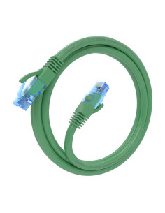 AISENS Cable De Red Latiguillo RJ45 Cat.6 UTP AWG26 CCA, Verde, 1.0 m 2