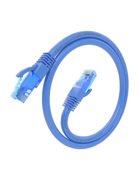AISENS Cable De Red Latiguillo RJ45 Cat.6 UTP AWG26 CCA, Azul, 30 cm