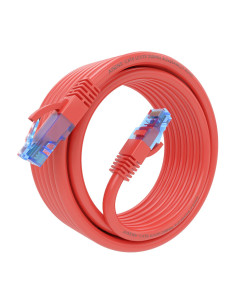 AISENS Cable De Red Latiguillo RJ45 Cat.6 UTP AWG26 CCA, Rojo, 5.0 m 2