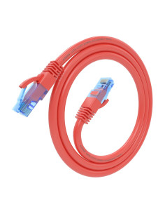 AISENS Cable De Red Latiguillo RJ45 Cat.6 UTP AWG26 CCA, Rojo, 0.75 m 2