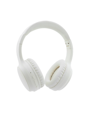 CoolBox AURICULARES BLUETOOTH 5.3 AIR40 CANCELACION RUIDO ANC BEIGE DIADEMA PLEGABLES