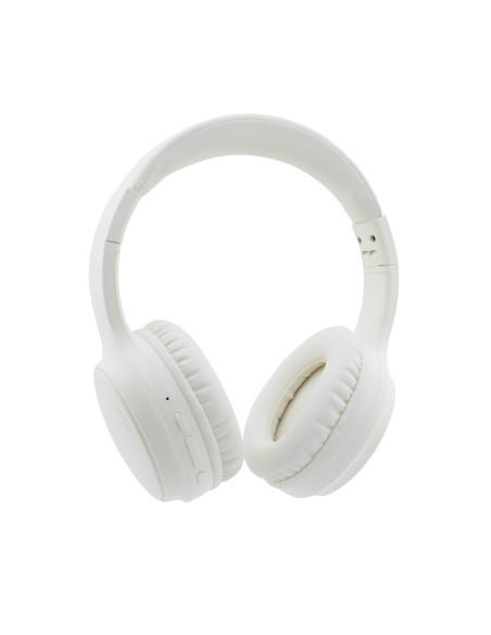 CoolBox AURICULARES BLUETOOTH 5.3 AIR40 CANCELACION RUIDO ANC BEIGE DIADEMA PLEGABLES