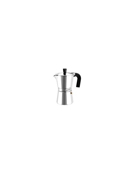 CAFETERA MONIX VITRO EXPRES 12 TAZAS ALUMINIO CON RECUBRIMIENTO ANTIADHERENTE MANGO ERGONOMICO M620012