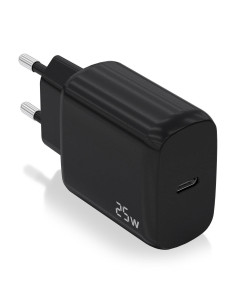 AISENS Cargador USB-C PD3.0 1 Puerto 1xUSB-C 25W, Negro