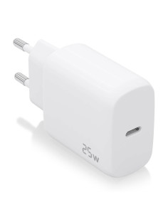 AISENS Cargador USB-C PD3.0 1 Puerto 1xUSB-C 25W, Blanco 2