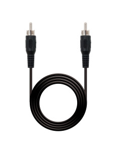 Nanocable 10.24.0405 cable de audio 5 m RCA Negro