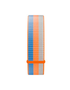 SaveFamily Correa Recambio Tela Rayas Naranja Compatible con los modelos SaveWatch + Senior Enjoy Superior 2