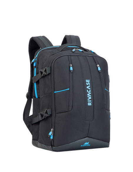 Rivacase 7860 43,9 cm (17.3") Funda tipo mochila Negro, Azul