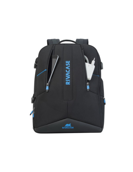 Rivacase 7860 43,9 cm (17.3") Funda tipo mochila Negro, Azul