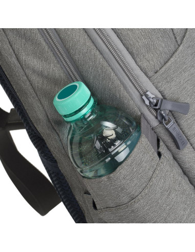 Rivacase 7760 39,6 cm (15.6") Funda tipo mochila Gris