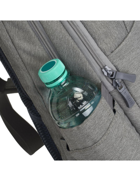 Rivacase 7760 39,6 cm (15.6") Funda tipo mochila Gris