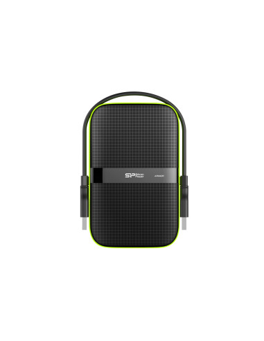 Silicon Power Armor A60 disco duro externo 5 TB 2.5" Micro-USB B 3.2 Gen 1 (3.1 Gen 1) Negro, Verde