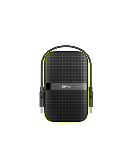 Silicon Power Armor A60 disco duro externo 5 TB 2.5" Micro-USB B 3.2 Gen 1 (3.1 Gen 1) Negro, Verde