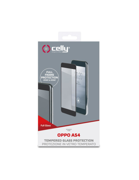 Celly FULLGLASS961BK protector de pantalla o trasero para teléfono móvil Oppo 1 pieza(s)