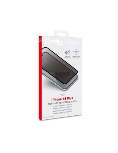Celly PRIVACYF1026BK protector de pantalla o trasero para teléfono móvil Apple 1 pieza(s)