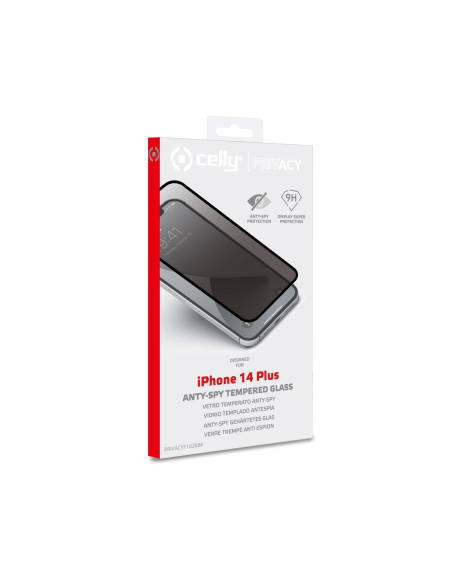 Celly PRIVACYF1026BK protector de pantalla o trasero para teléfono móvil Apple 1 pieza(s)