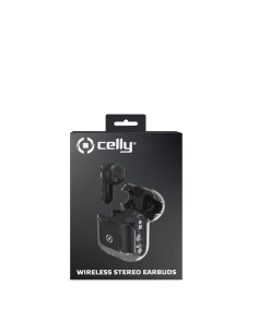 Celly SHEER Auriculares True Wireless Stereo (TWS) Dentro de oído Llamadas Música Negro, Transparente 2