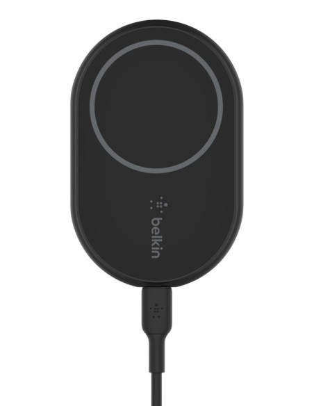 Belkin WIC004BTBK-NC cargador de dispositivo móvil Smartphone Negro Encendedor de cigarrillos Cargador inalámbrico Carga rápida