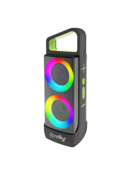 Celly GROOVERGBBK altavoz portátil o de fiesta Altavoz para fiestas Negro 10 W