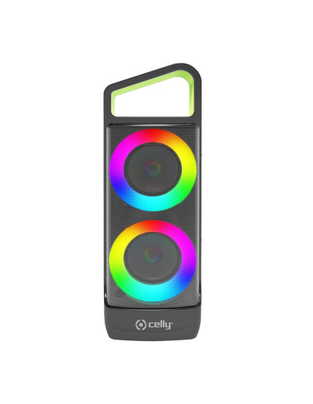 Celly GROOVERGBBK altavoz portátil o de fiesta Altavoz para fiestas Negro 10 W