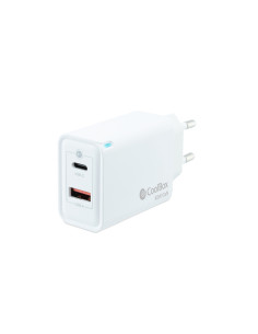 CoolBox CARGADOR GAN 45W USB-C USB-A PARED