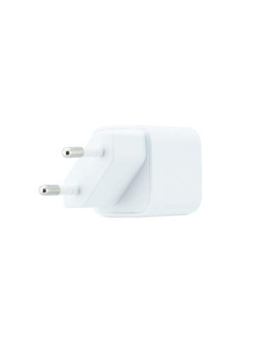 CoolBox CARGADOR GAN 20W USB-C USB-A PARED