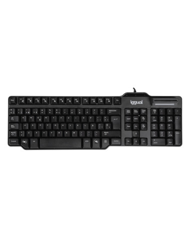iggual Teclado inteligente CK-ID-DNI SMART negro