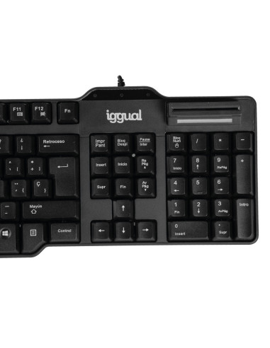 iggual Teclado inteligente CK-ID-DNI SMART negro