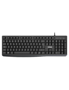 Nilox NXKBE000013 teclado Oficina USB Español Negro
