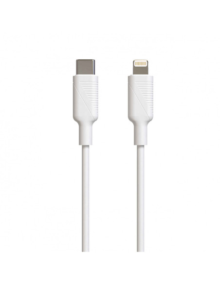 Muvit MCUSC0006 cable de conector Lightning 1,2 m Blanco