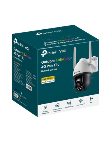 TP-Link VIGI C540-4G Torreta Cámara de seguridad IP Interior y exterior 2560 x 1440 Pixeles Techo pared