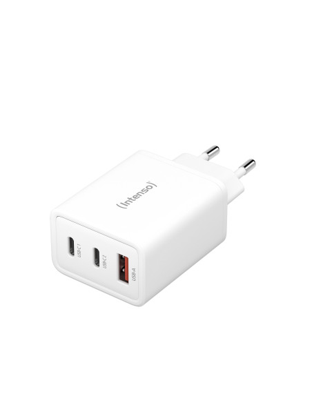 Intenso POWER ADAPTER 1XUSB-A 2XUSB-C 7806512 Universal Blanco Corriente alterna Carga rápida Interior