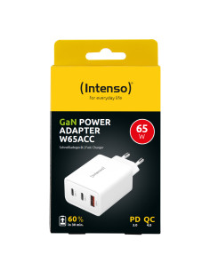 Intenso POWER ADAPTER 1XUSB-A 2XUSB-C 7806512 Universal Blanco Corriente alterna Carga rápida Interior 2
