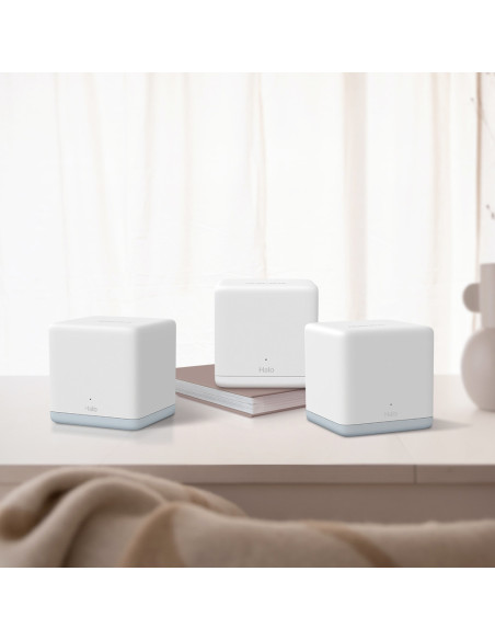 Mercusys HALO H32G (3-pack) Doble banda (2,4 GHz   5 GHz) Wi-Fi 5 (802.11ac) Blanco 2 Interno