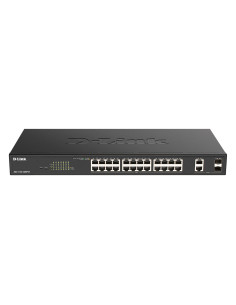 D-Link DGS-1100-26MPV2 E switch Gestionado L2 Gigabit Ethernet (10 100 1000) Energía sobre Ethernet (PoE) Negro